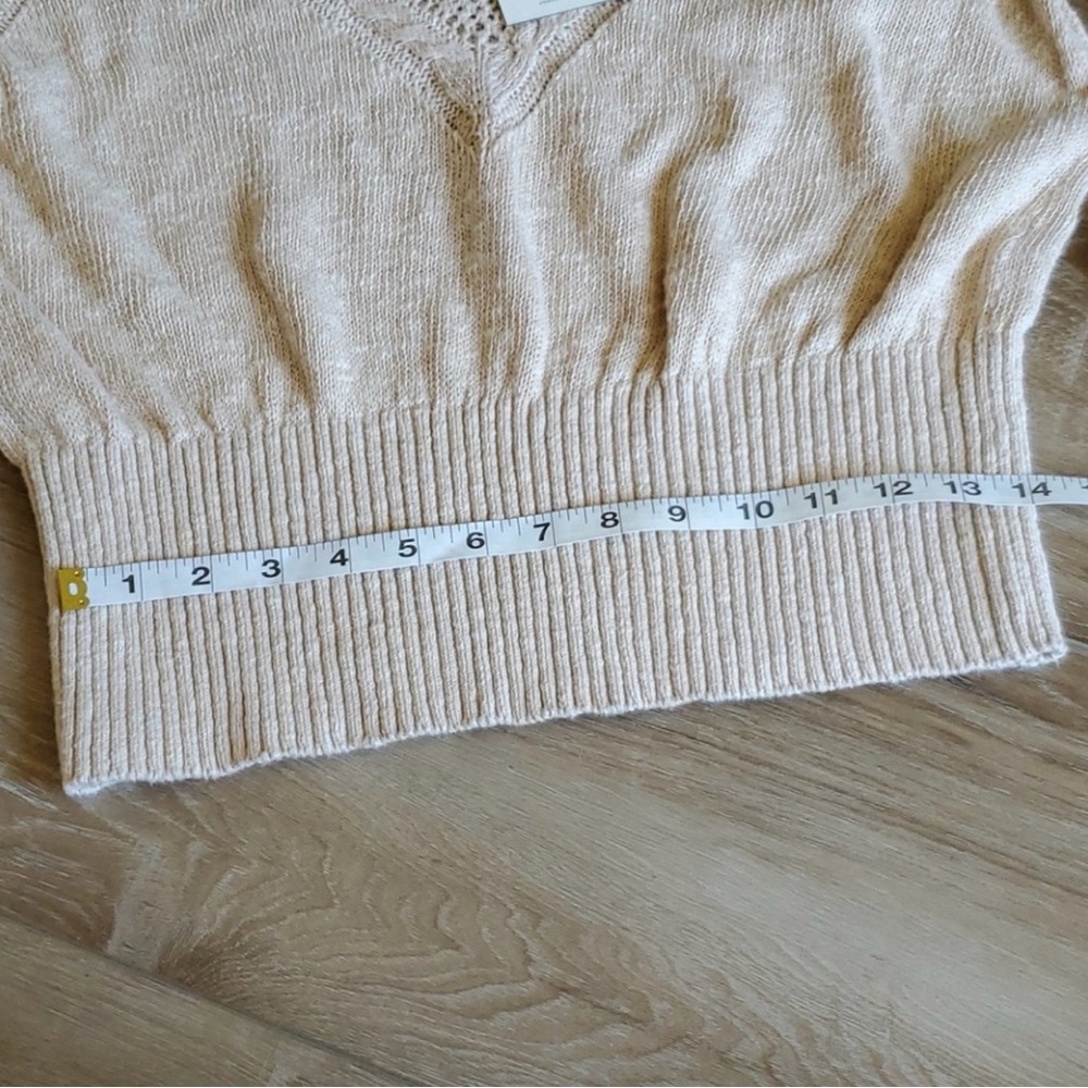 NWT Spell Willow Frill Jumper Cream Ruffle Sweater - Picture 7 of 7